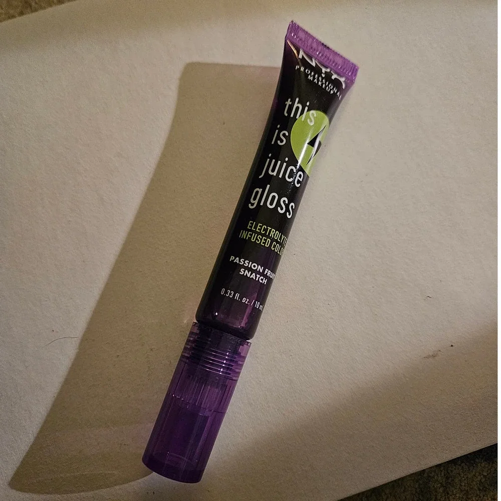 NEW! NYX This Is Juice Gloss Electrolyte Infused Color Passion Fruit Snatch